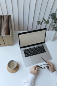 laptop and coffee
